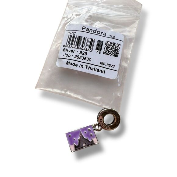 2020 Disney Parks Exclusive Pandora Postcard Castle Wish You Were Here Charm - Picture 6 of 6